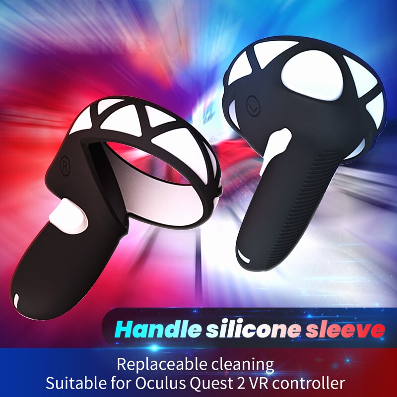 Protection Case For Meta Oculus Quest 2 VR Touch Controller Anti Silicone Cover Skin Handle For Oculus Quest 2 Accessories