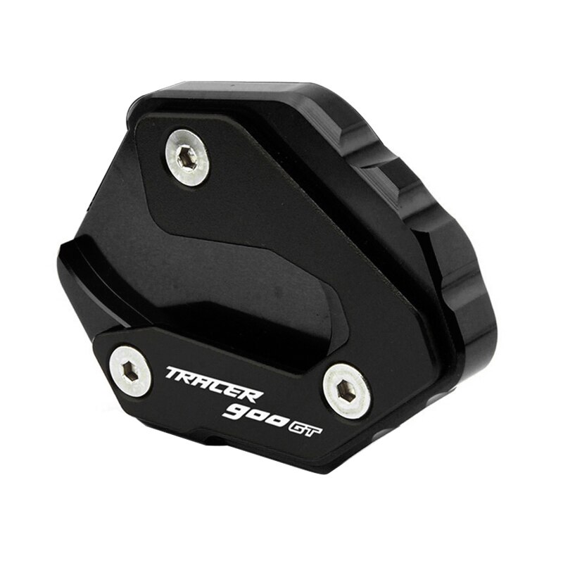 Voor Yamaha MT-09 Tracer Mt 09 Tracer 900 Gt MT09 FZ09 Kickstand Side Kick Stand Voet Extension pad Cnc Motorfiets Par: B with logo-5