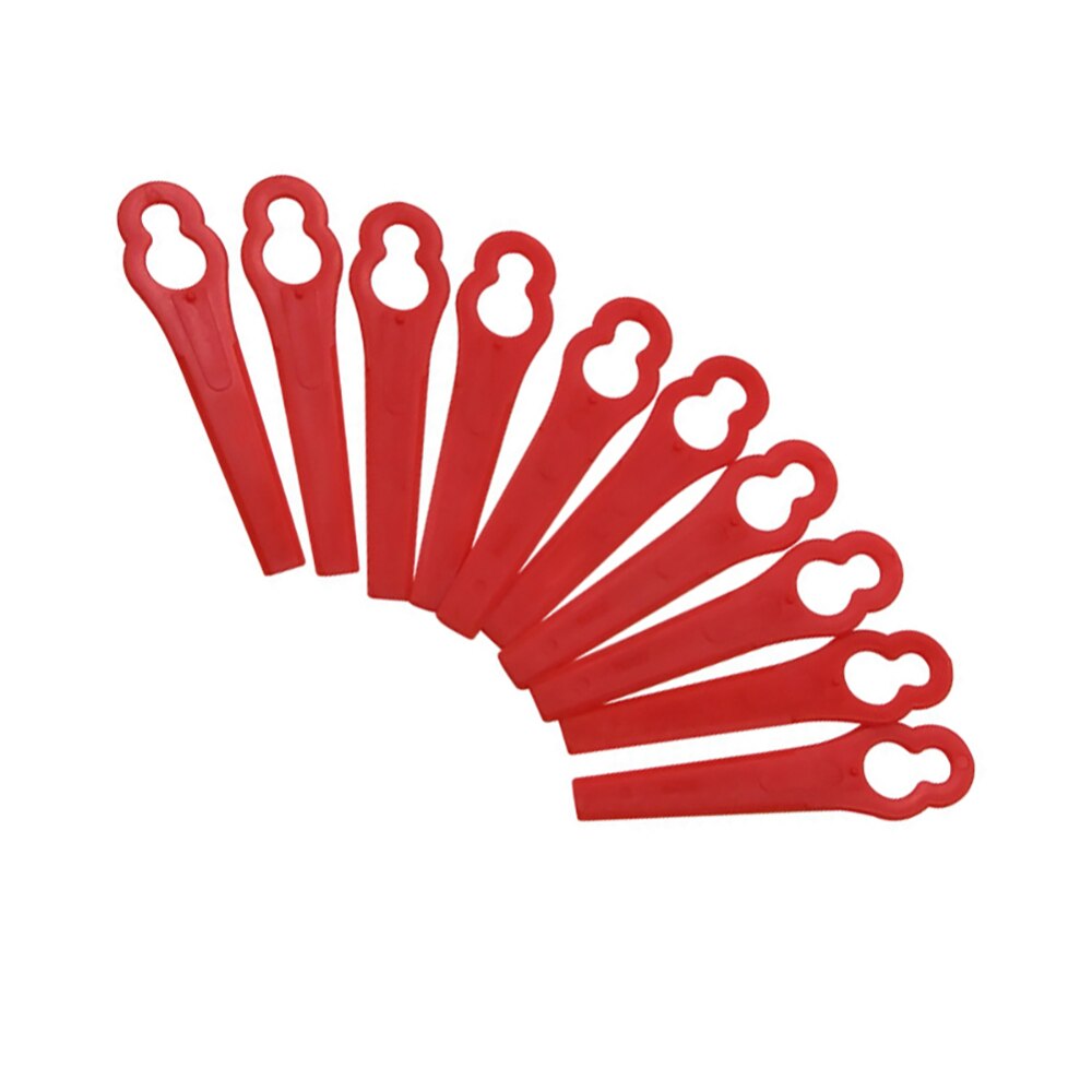 10pcs Mower Blades Garden Lawn Trimmer Accessories Lawn Mower Cutting Blade 2 different sizes Multi-function Garden Tools