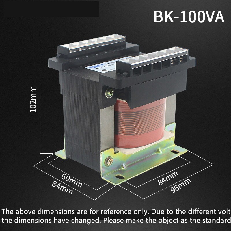 BK-100VA Control Transformer 380V220V variable 36V24V12V6.3V Dry Isolating DJ Equipment Accessories