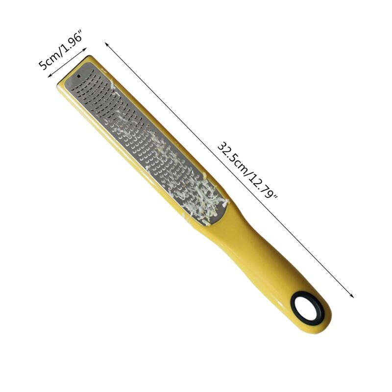 Multifunction Durable Cheese Grater Stainless Steel for Cheese Lemon Ginger 449C