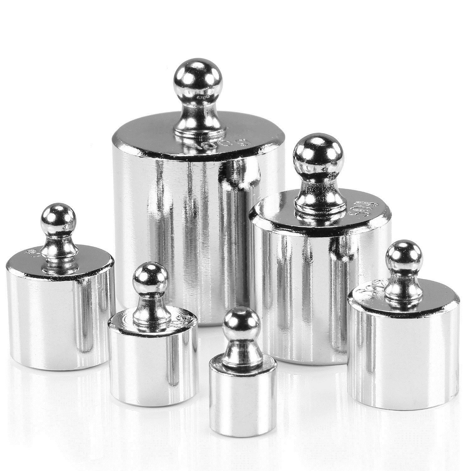 Electrical Test Equipment Chrome Weight Calibration 100g/50g/20g/10g/5g for Digital Office Industrial Gram Scale Silver