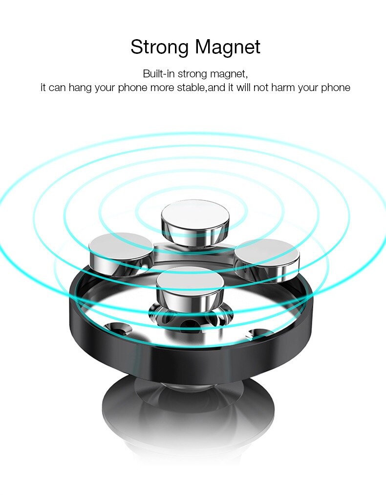 Universele Autohouder 360 Graden Magnetische Auto Telefoon Houder Gps Stand Air Vent Magneet Mount Voor Iphone Se 11 pro Xs Max Xr X