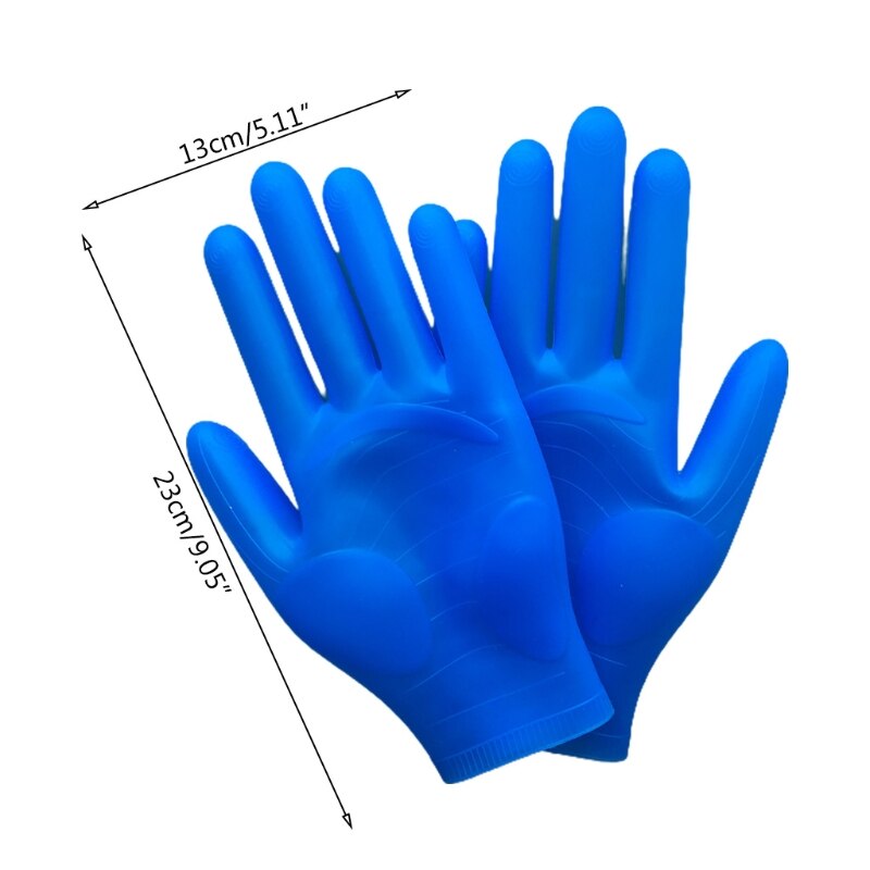 1 Pair Reusable Safe Silicone Gloves for Epoxy Resin Casting Jewelry Making Mitten DIY Crafts Tools R9JE