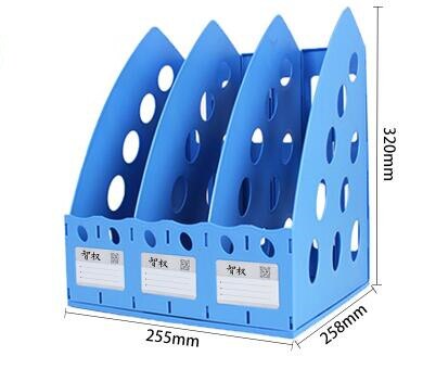 Document Stand Holder Office Desktop Plastic Tray File Holder Rack Storage Suppiles Book Magzine File Organizer Tray Rack Shelf