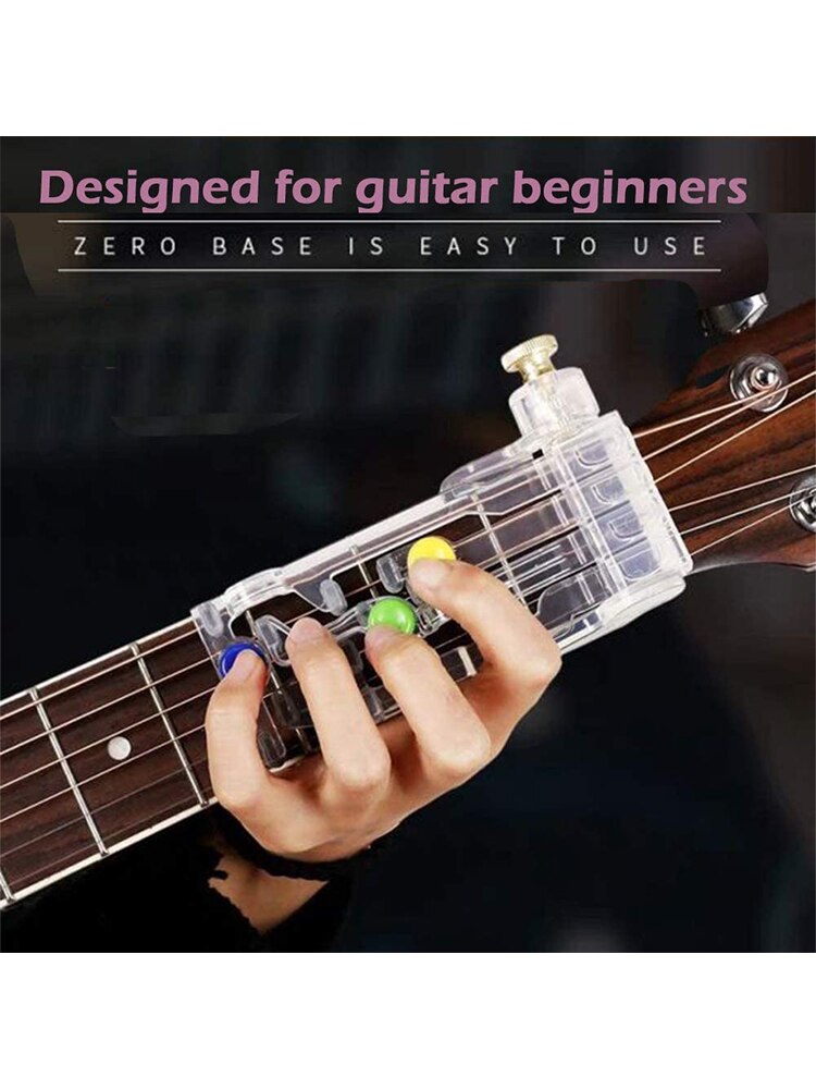 Gitar læringssystem akustisk akkord gitar øving hjelpeverktøy gitar nybegynner en-tast akkord assistert læringsverktøy voksen
