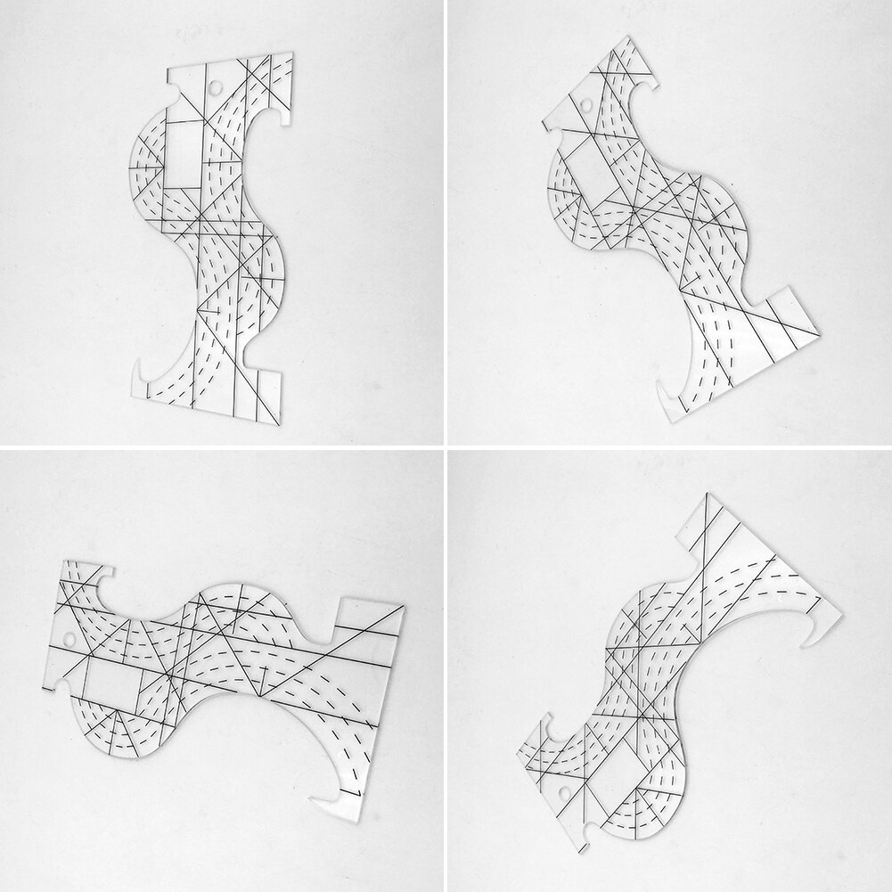 Drafting Acrylic Patchwork Aligned Ruler Irregular... – Vicedeal