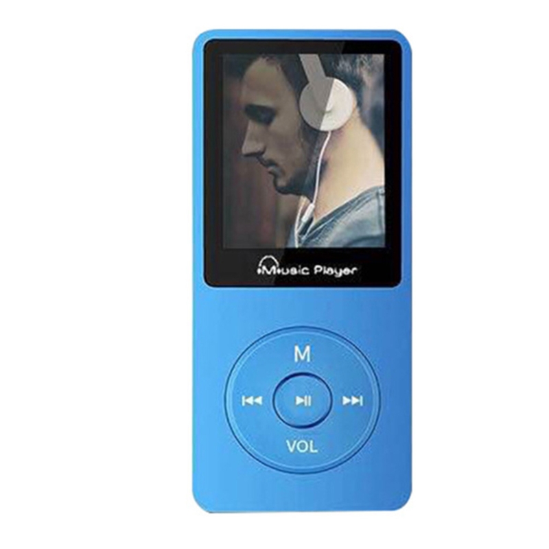 Tragbarer mp3- player-mediaplayer mit 60 stunden wiedergabezeit und 2 stunden ladezeit (usb-stromversorgung), unterstützt bis zu  to 128gb t-flash-karten.