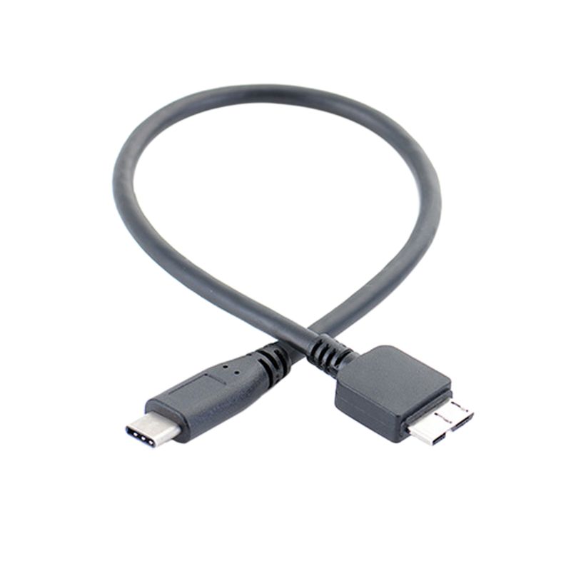T3lb usb 3.1 typ-c auf usb 3.0 micro-b kabelanschluss datenleitung für festplatte, smartphone, handy, pc, computer