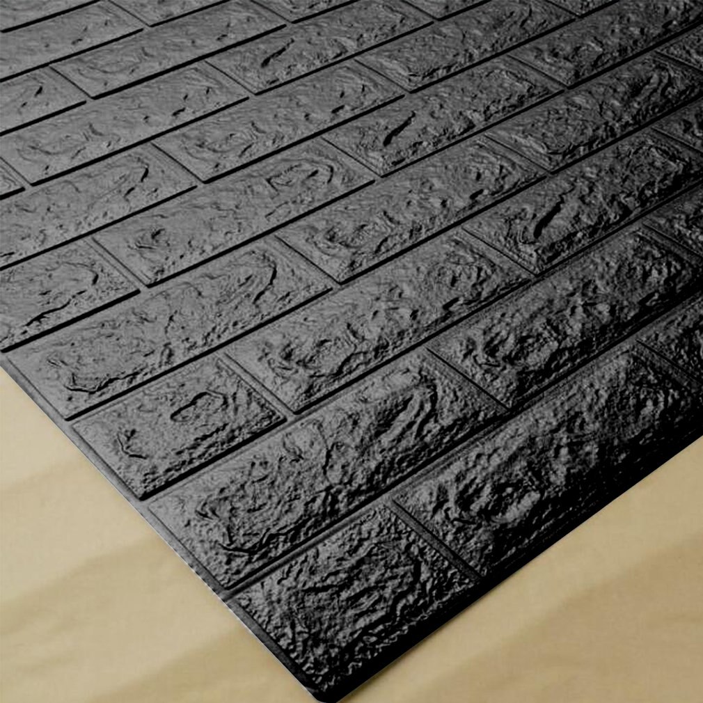 3D Wall Stickers Self Adhesive Foam Brick Room Decor DIY Wallpaper Wall Decor Living Wall Sticker Room Home Drcor 70x15cm: 06