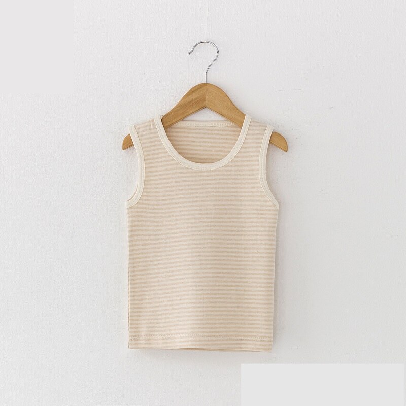 biologische katoen vest mix effen streep 0-24months baby bebes kids baby ondergoed baby hemd baby kids tanks