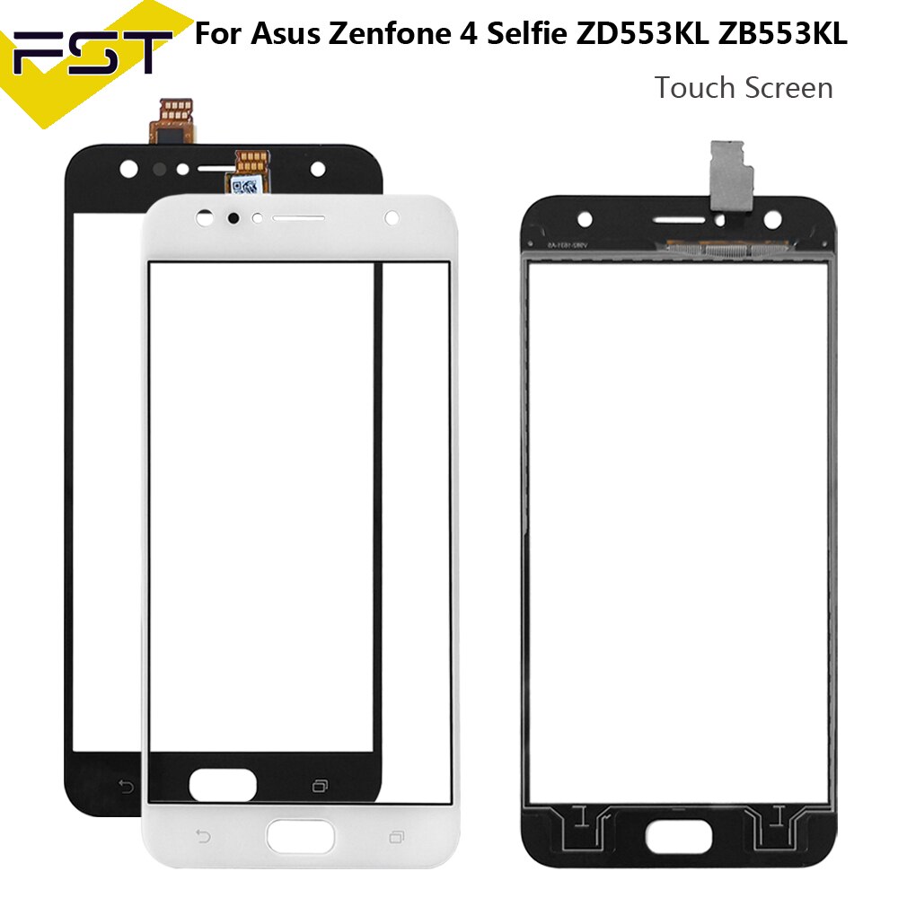 5.5 ''Voor Asus Zenfone 4 Selfie ZD553KL ZB553KL X00LD Touch Screen Digitizer Sensor Voor Outer Glas Lens Zonder Lcd + Gereedschap