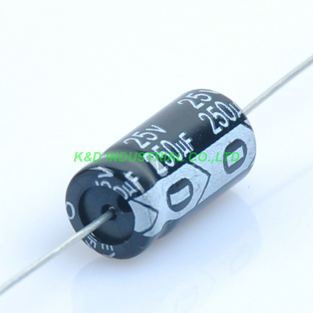 10 stks 25 V 250 uf Axiale Elektrolytische Condensator voor Audio Gitaar Buizenversterker DIY