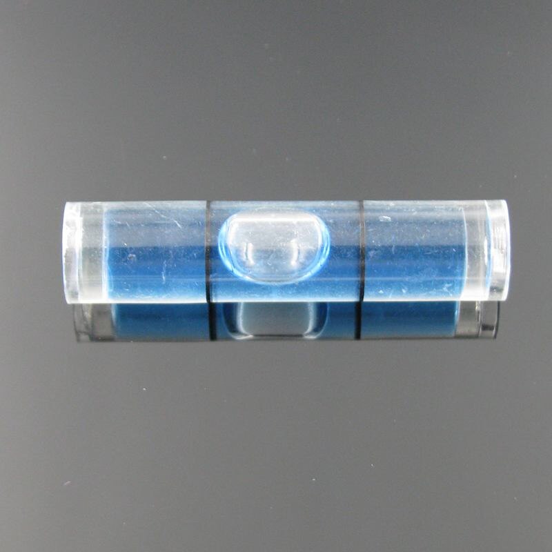 Niveles cilíndricos de burbuja para colgar en la pared, accesorios para marcos de fotos, 8x35mm, 100 unidades: Azul