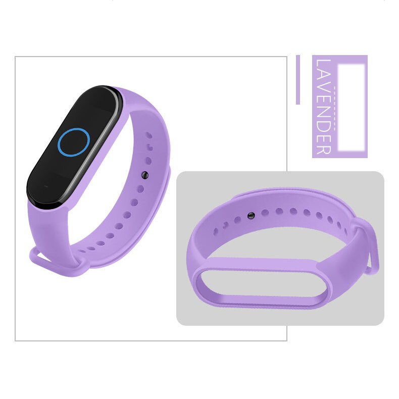 För  m5- band smart armband stegräknare utbyte armband klockarmband klockarmband för mi band 5 smart armband fitness rem