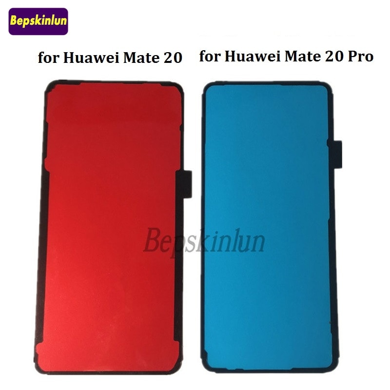 Bepskinlun 2 stks/partij voor Huawei Mate 20/Mate 20 Pro Back Rear Cover Sticker Lijm Tap Vervanging Deel