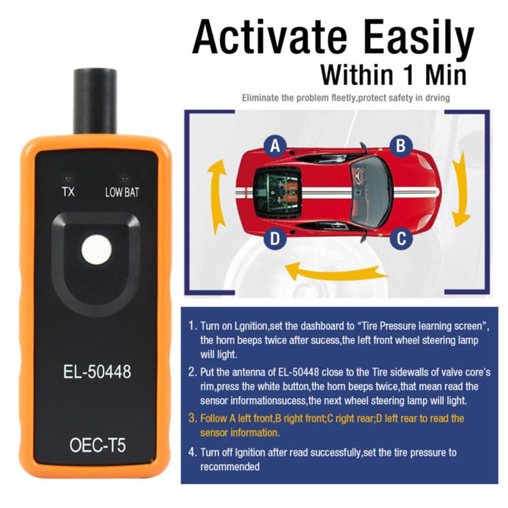 EL-50448 lastik basıncı sensörü TPMS sıfırlama mon... – Grandado