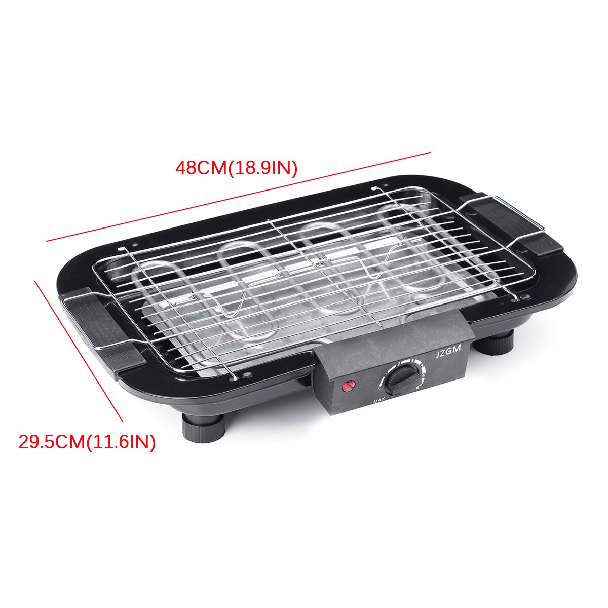 1300W Portable Electric Grill Smokeless Electric Pan Grill BBQ Griddle Home Barbecue Mini Non-stick Plate Electric Grill Machine