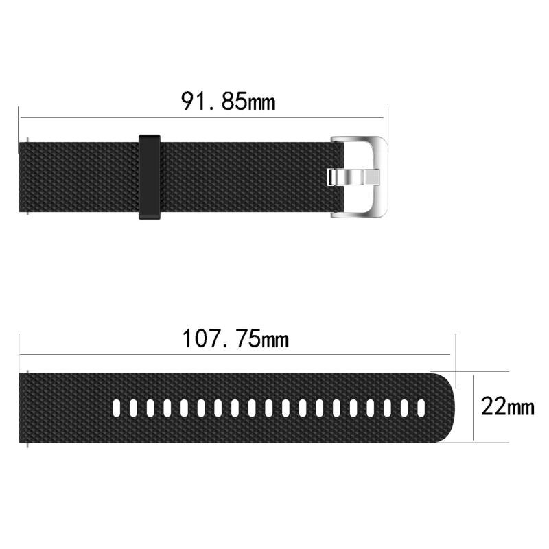 Correa de silicona para Garmin vivoactive 4, repuesto de correa de silicona para reloj inteligente