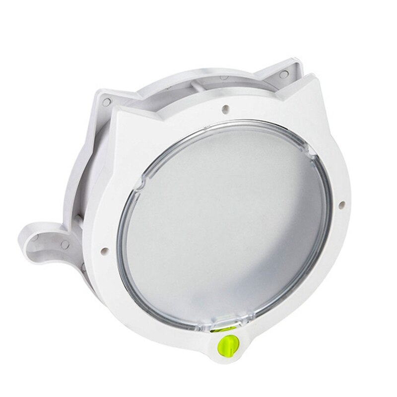 Legendog Kleine Ronde Kat Deur Kitten Abs Plastic Kleine Huisdier Gate Deur Huisdier Venster Afsluitbare Installeren Veilig Kat Gate