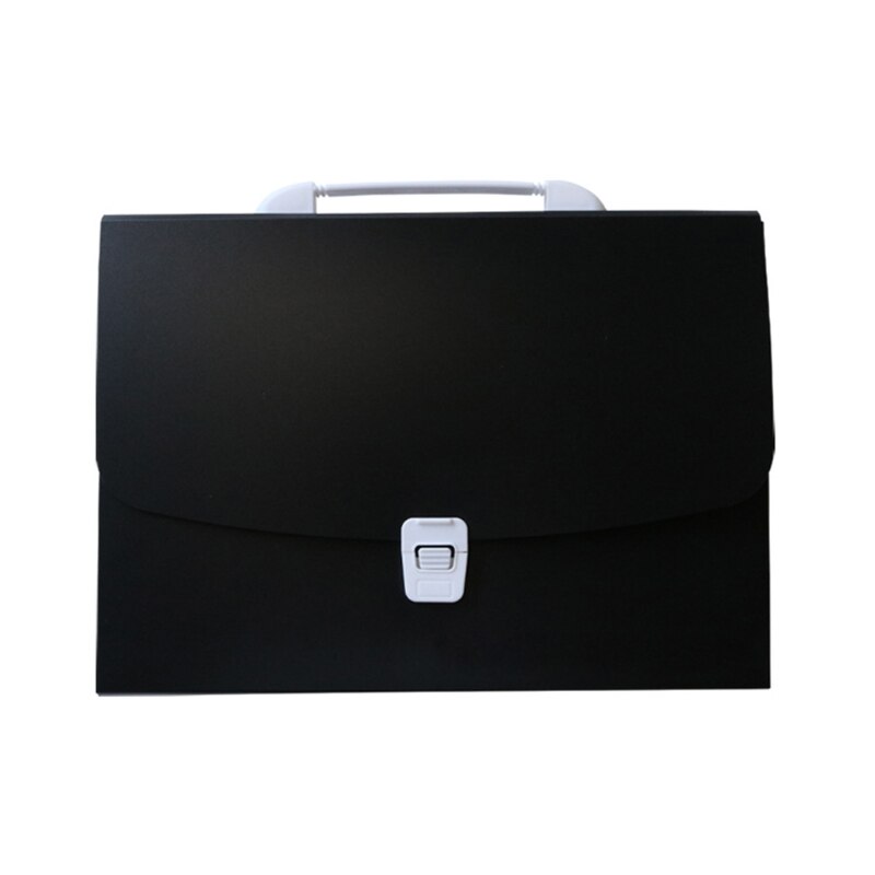 Mehrlagige, tragbare dokumentenmappe mit  a4 fächern, 13 , wasserdicht und mit 2 selbstklebenden registerkarten.