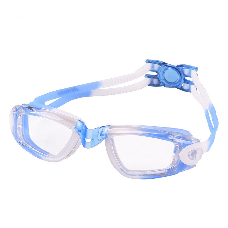 Kinderen Zwembril Waterdicht Anti-Fog Platte Transparante Hd Zwembril: Sky Blue