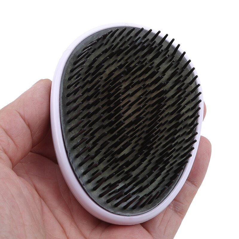 Kreative Ei Magie Haarbürste Haar Kamm Verwicklung Entwirren Kamm Kopf Kopfhaut Massage Kamm Salon Dusche Haar Styling Werkzeuge 1PC: Weiß