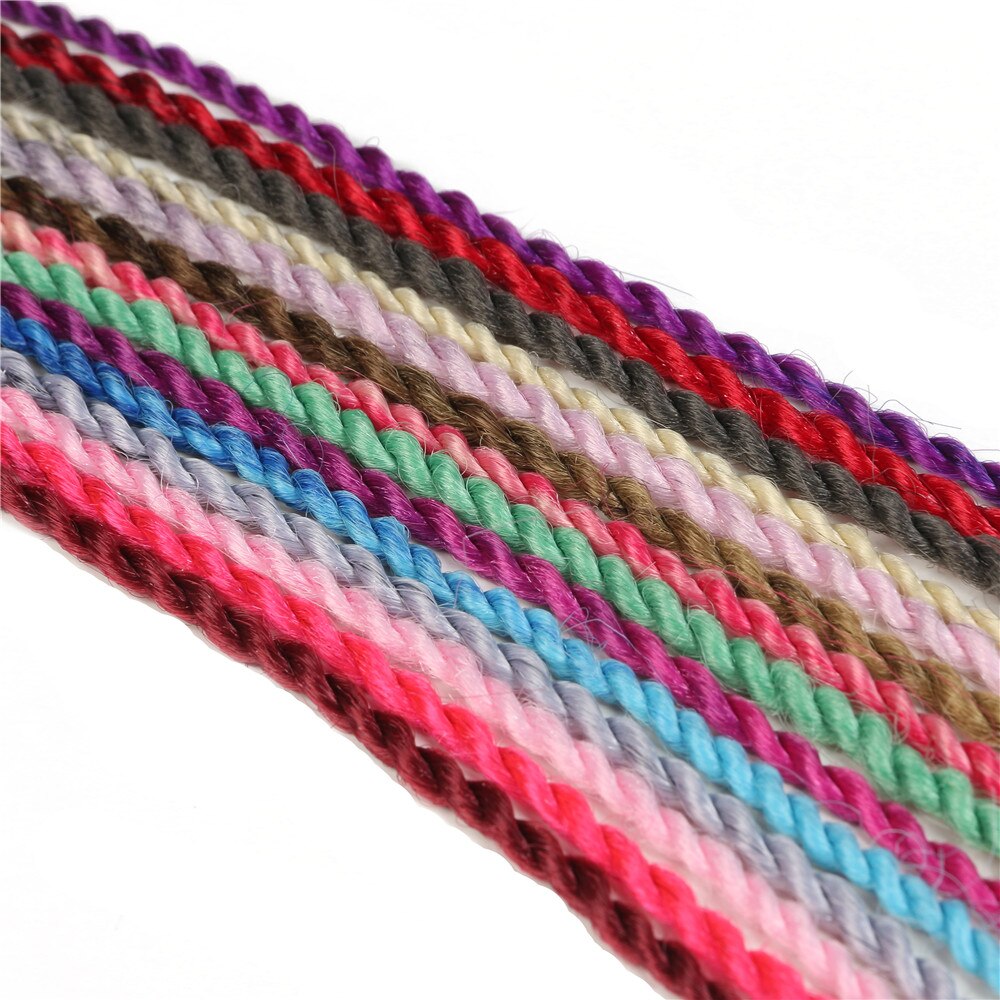 Extension capillaire synthétique au Crochet 24 pouces | Perruque sénégalaise, mèches au Crochet de 24 pouces avec 30 racines/paquet de tresses au Crochet, Extensions capillaires ombré