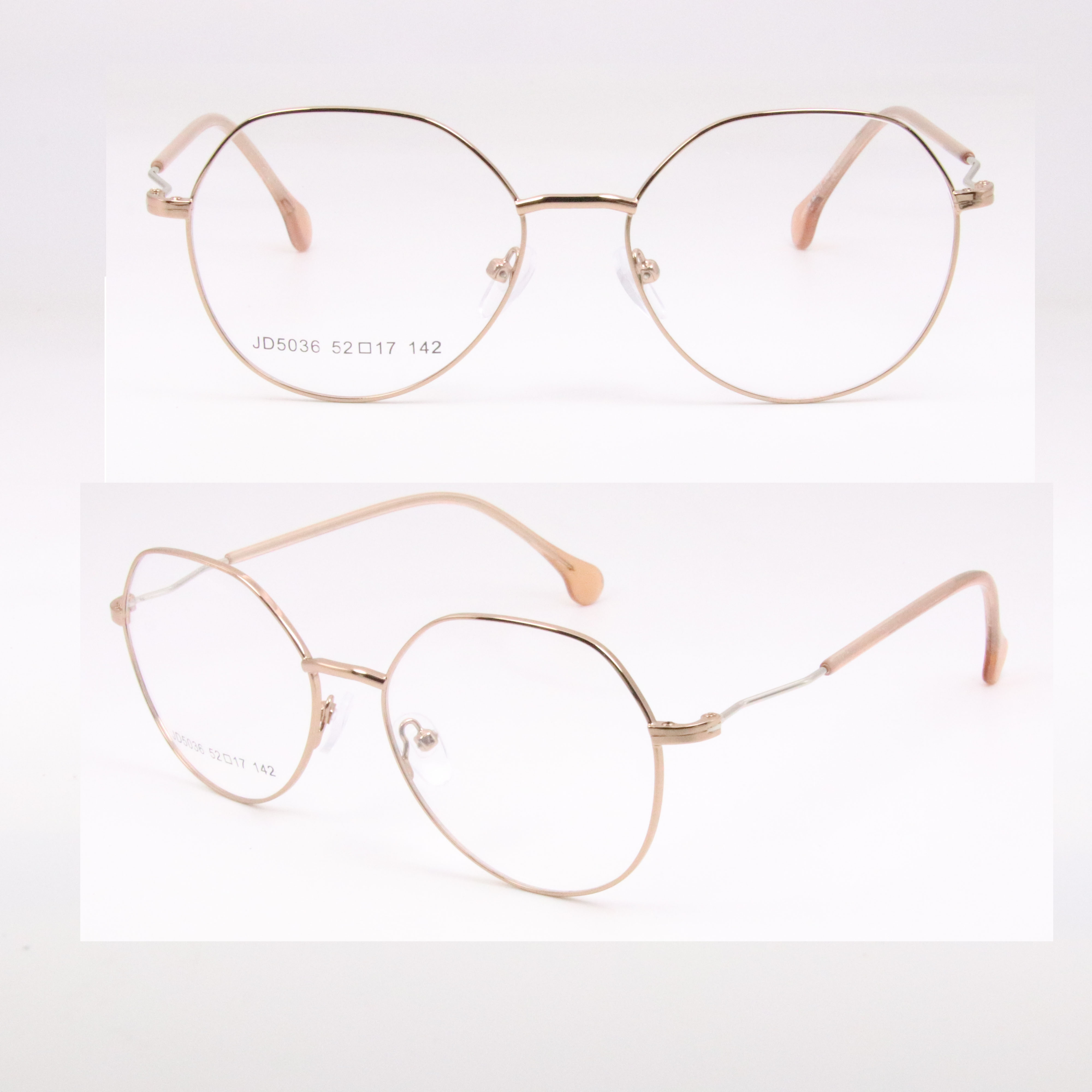 Irrectangle brillerammer i stil metalbriller  jd5036: C4