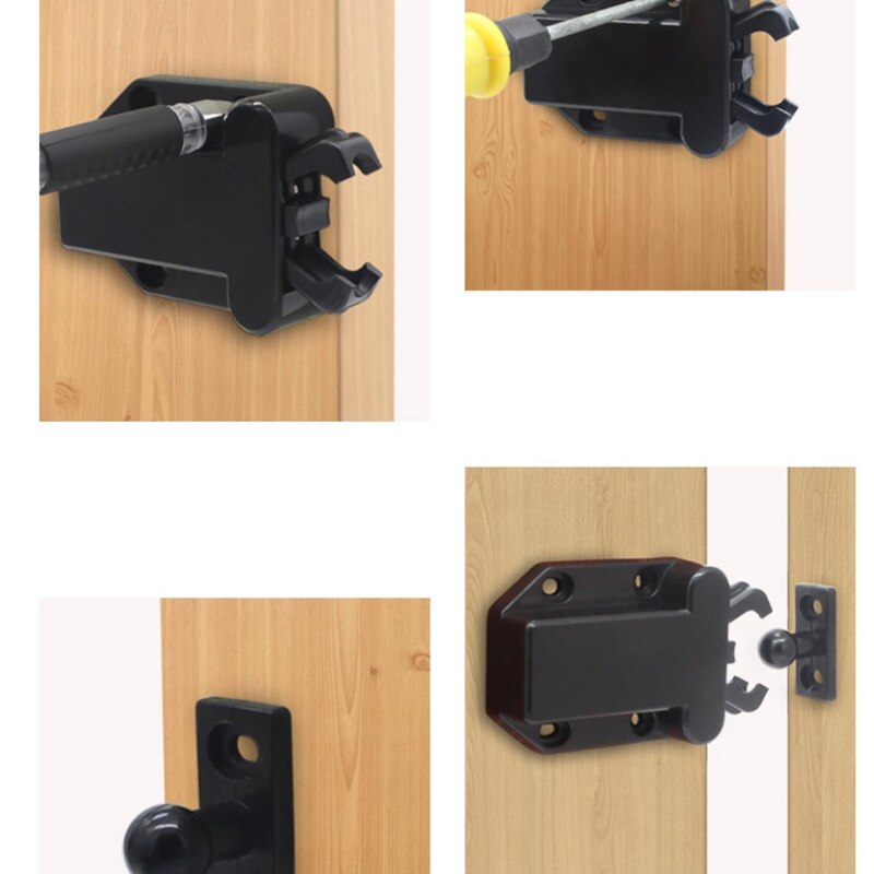 Door Push Latch Single Door Touch Latches Chassis Cabinet Rebound Bolt Furniture Push Lock Open the Door Without Handle
