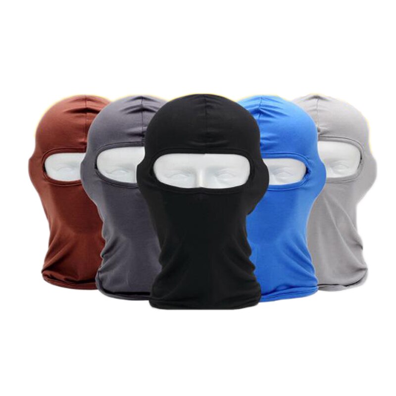 Riding Cycling Full Face Mask Neck Protecting Outdoor Balaclava Full Face Mask Ultra Thin Breathable Windproof