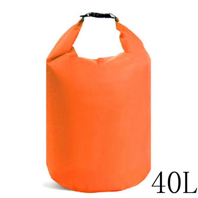 40L 70L Wasserdichte Dry Bag Pack Sack Schwimmen Rafting Kajak Fluss Trekking Schwimm Segeln Canoing Bootfahren Wasser Widerstand: 40L Orange