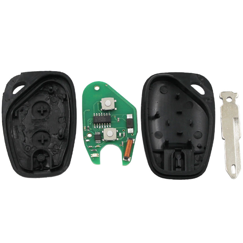 Smart Keyless Entry Fob 2 Button For Remote Key fob 433MHz with PCF7946 Chip NE73 blade