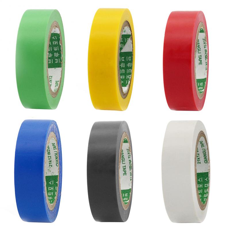 9M Elektricien Draad Isolatie Vlamvertragende Plastic Tape Elektrische Hoogspanning Pvc Waterdichte Zelfklevende Tape Voor Thuis