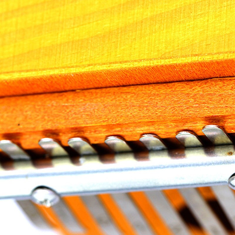 Kalimba 10 Tasten Daumenklavier - Massives Mahagoni - Tragbares Fingerklavier
