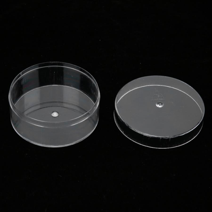 3 stk plast ur urværk rengøring vedligeholdelse reparation pot maskine kerne ur dele og tilbehør boks ur olie vaske krukke