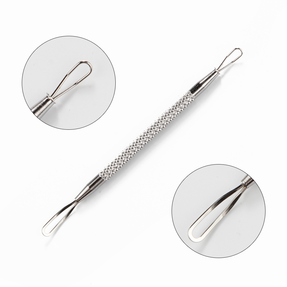 Kit d&#39;extraction comédon de points noirs et avec pince pour boutons, soin de la peau, 7 pièces