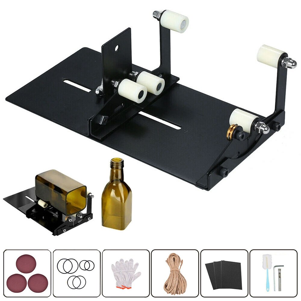 Glass Cutter Glass Bottle Cutter Cutting Tool Square And Round Wine Beer Glass Sculptures Cutter For DIY Glass Cutting Machine: Default Title