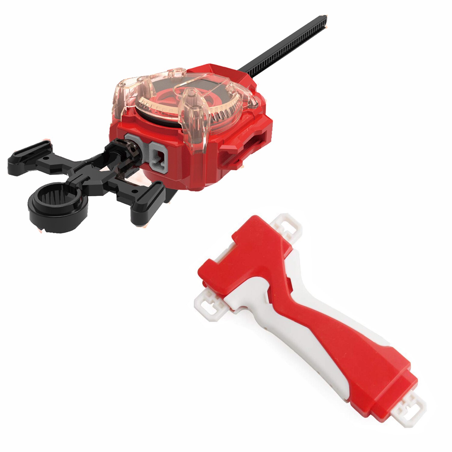 Beyblades Burst Sparking Launcher Spinner Wire Antenna giroscopio accessori giocattoli per bambini: Ruler-Set-Red