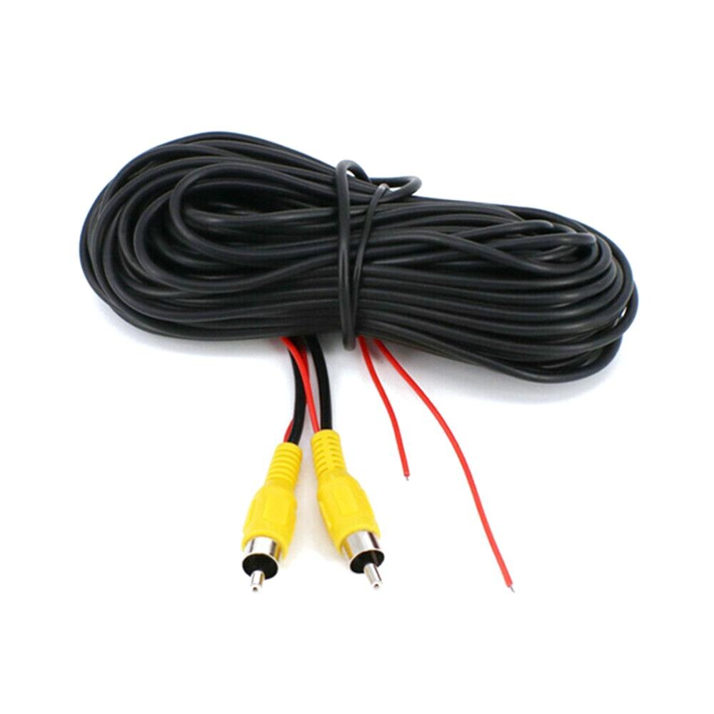 15 M Video Kabel Voor Auto Achteruitrijcamera Universal Rca 15 Meter Draad Voor Reverse Camera Met Auto multimedia Monitor