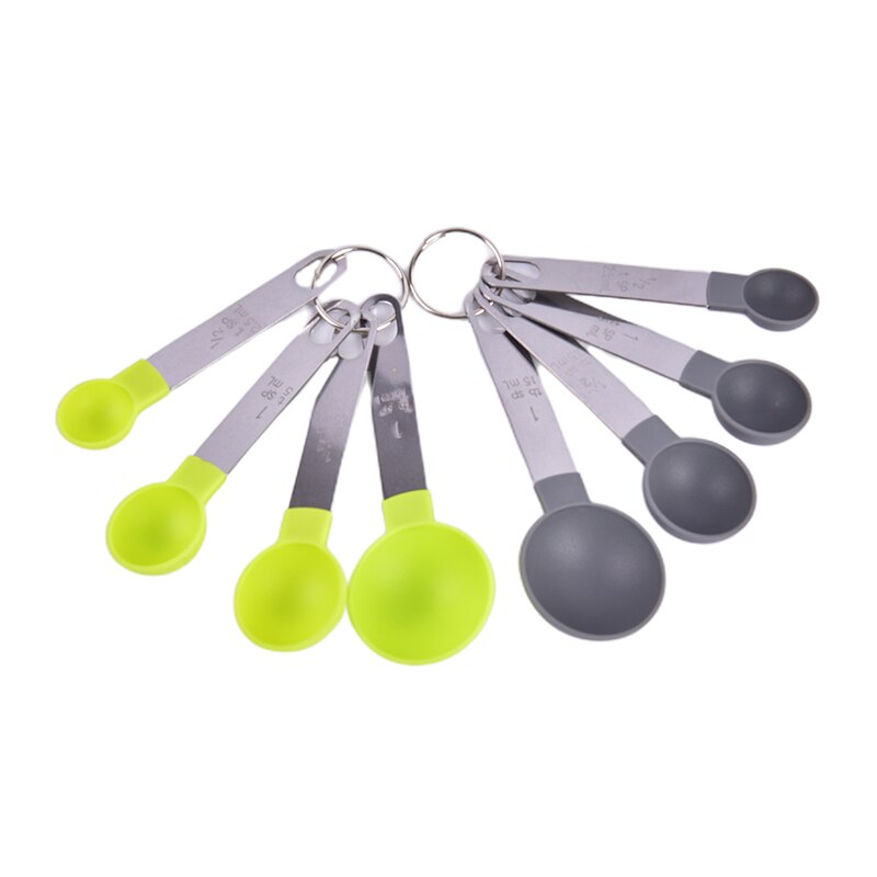 8 Uds cucharas de medir de cocina cucharadita de café cucharada de azúcar pastel hornear harina tazas de medir cocina utensilios de cocina