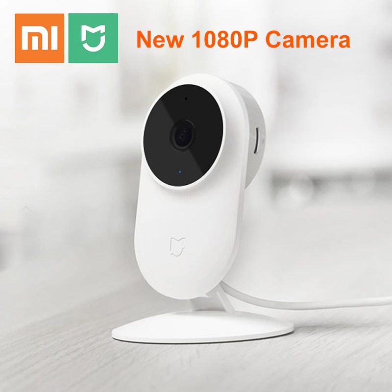 Xiaomi mijia 1080p smart ip kamera 130 graders fov nattesyn 2.4 ghz wifi xioami hjem kit sikkerhed monitor baby cctv