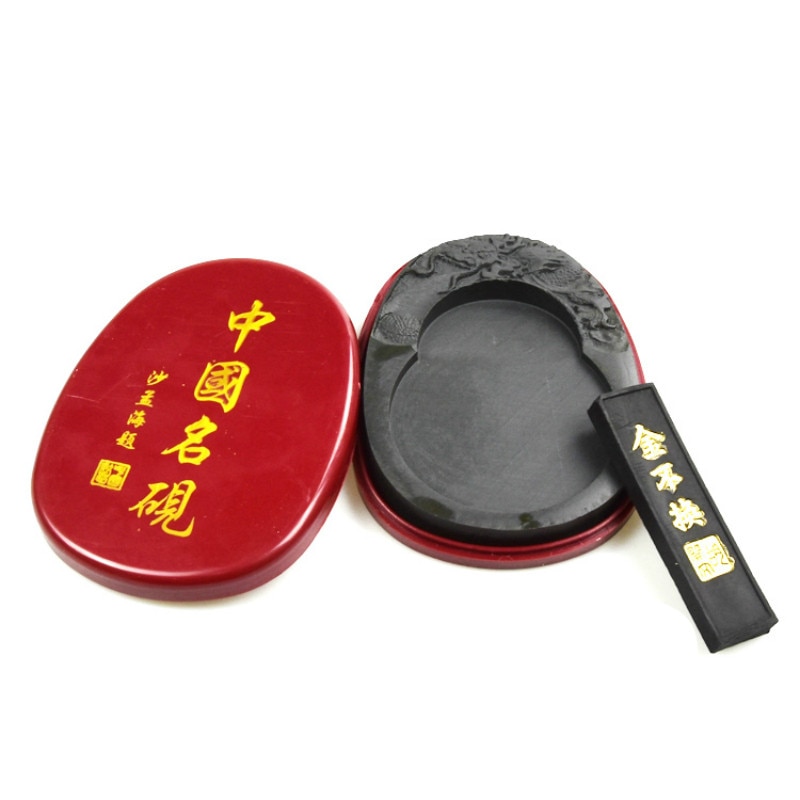 Chinesische Kalligraphie Inkstone 5-8 Inche Natürliche Felsen Inkstone Chinesische Malerei Tinte Platte Tinte Schleifen Platte Tinta China Caligrafia