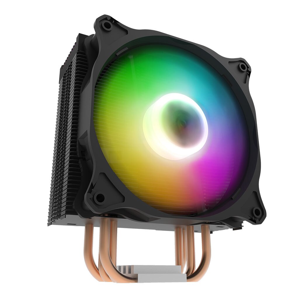 Darkflash CPU Cooler aura sync ARGB Lights 4 Heatpipes 120mm Silent PWM Fan RGB heatsink CPU Cooling Radiator LGA 1155/AM4 AMD