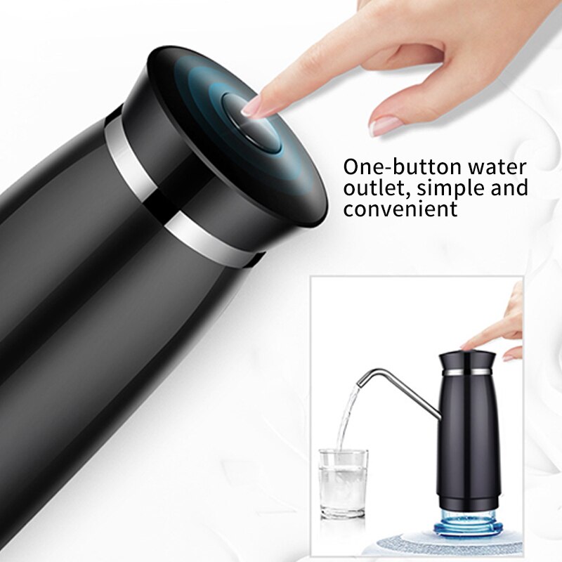 Drahtlose Elektrische Pumpe Haushalt Flaschen Wasser Druck Trinker USB Ladung Flaschen Wasser Pumpen Elektrische Wasserpumpe