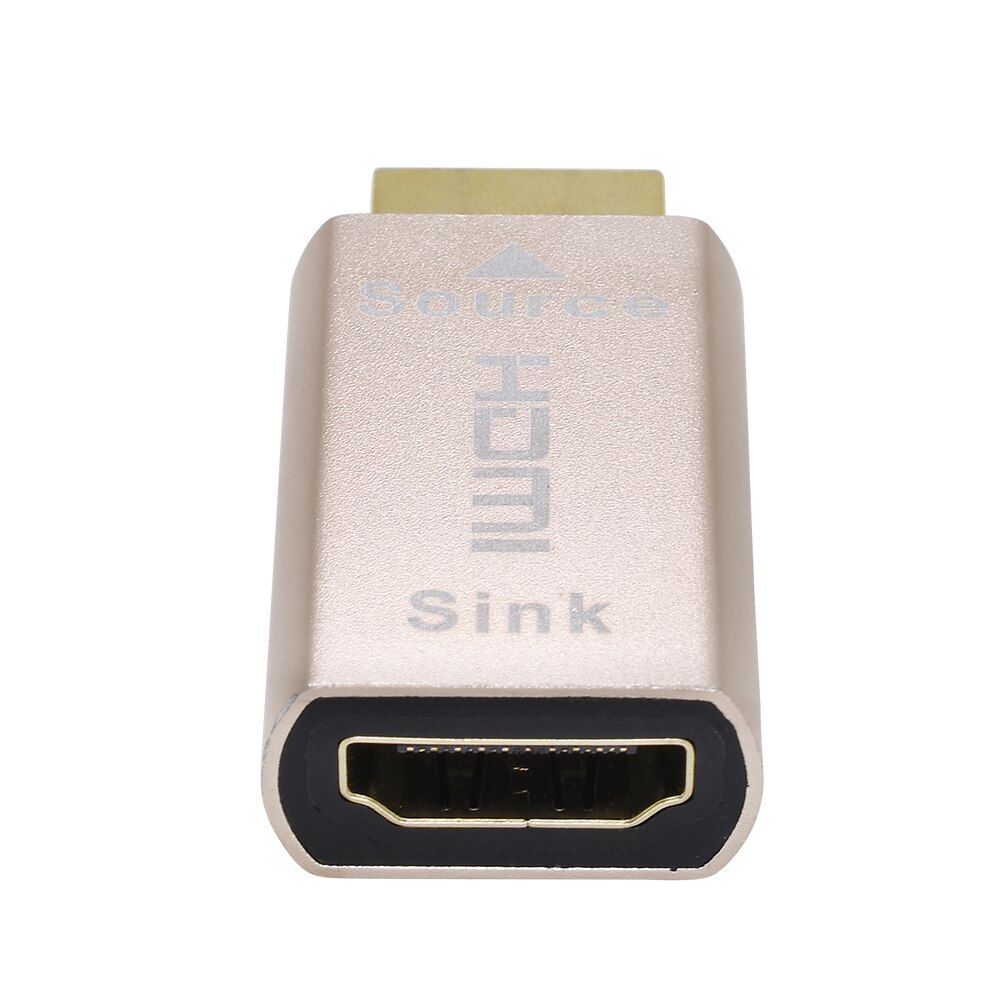 TISHRIC voor HDMI 2.0 Virtuele Adapter EDID DDC Dummy Plug Headless Ghost voor HDMI Display Emulator tot 3840*2160