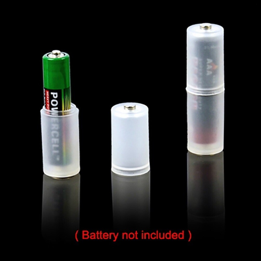 Aaa-zu-aa-batteriebox-konverter, batteriehalter, kunststoffgehäuse, adapter,  r03 to aa-batterien ,  lr6 umschalter, 1/2/5 stück