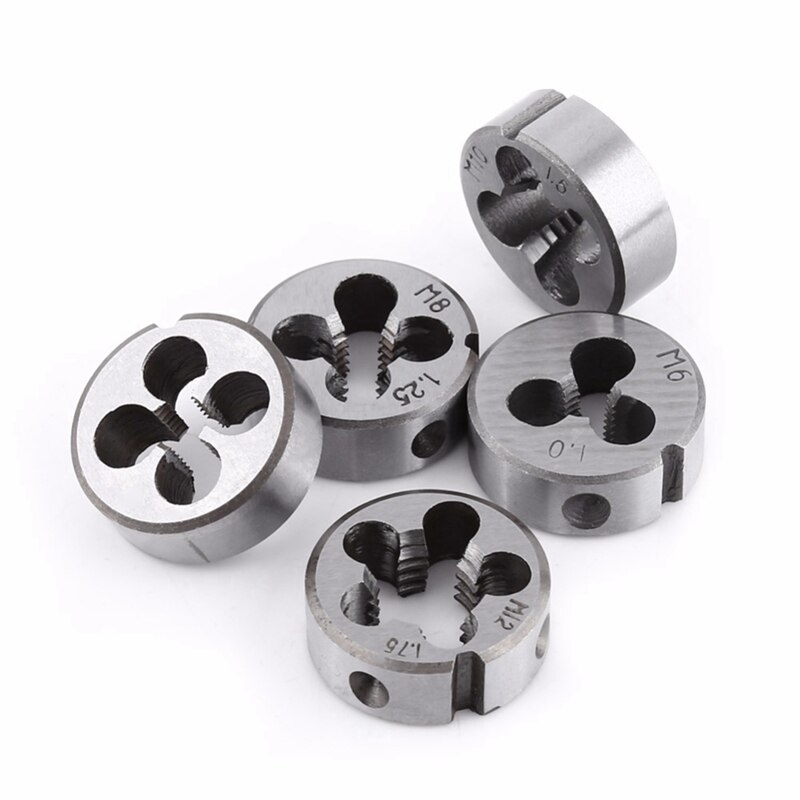 6PCS/Set Metric Die Wrench Kit Thread Processing Threading Tapping Hand Tool