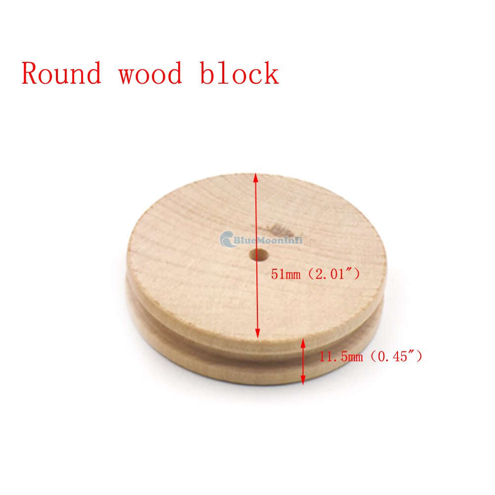 Leather craft Round Flat Wood Edge Slicker Multi-Size Burnisher DIY Trimming Tool