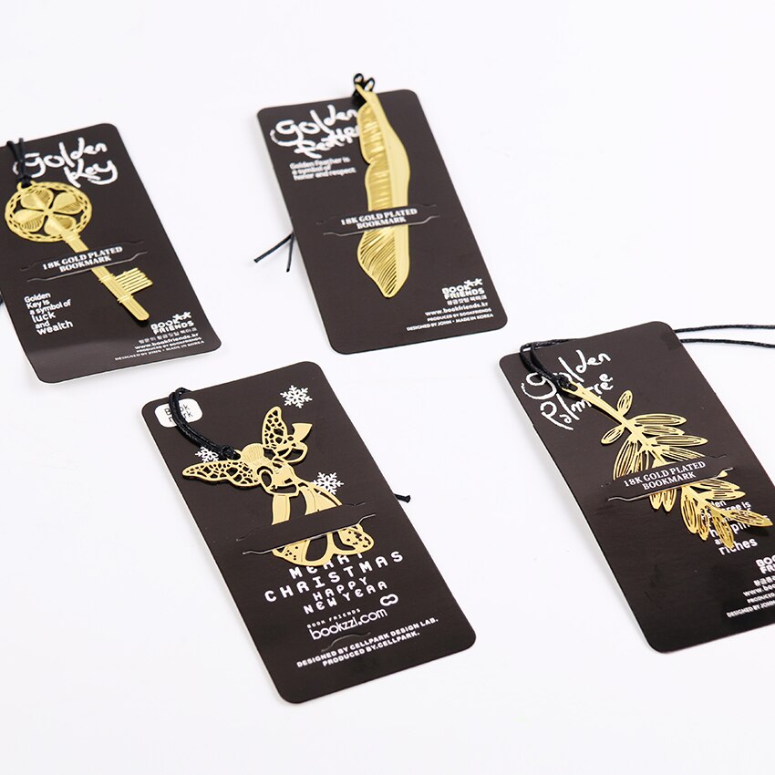 1PC Metal Bookmark Vintage Key Feather Angel Musical Instruments Bookmark Paper Clip for Book Mark Notes 4 Types Available